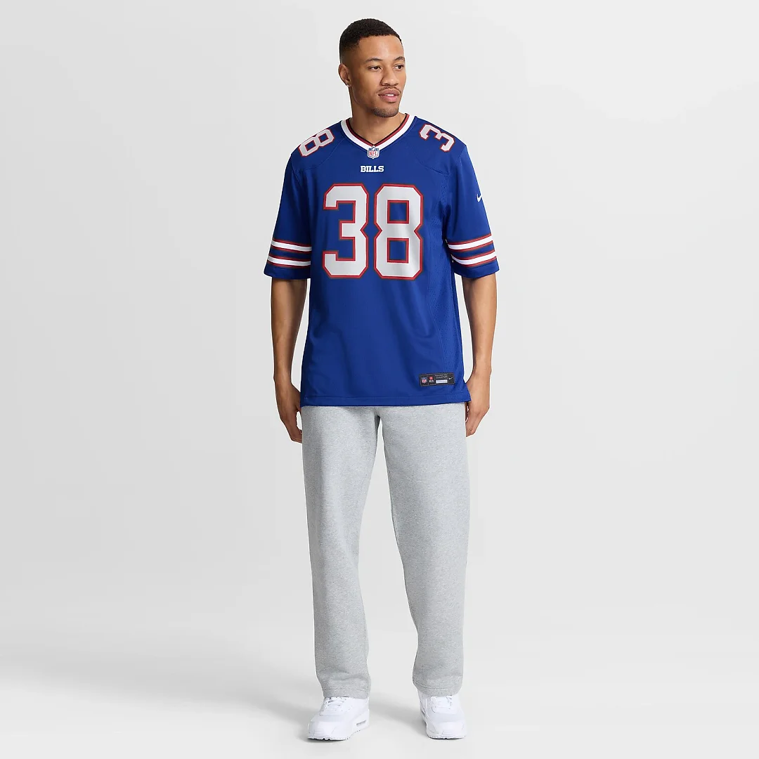 Zennovawear Tre Norwood Buffalo Bills Team Game Jersey - Royal