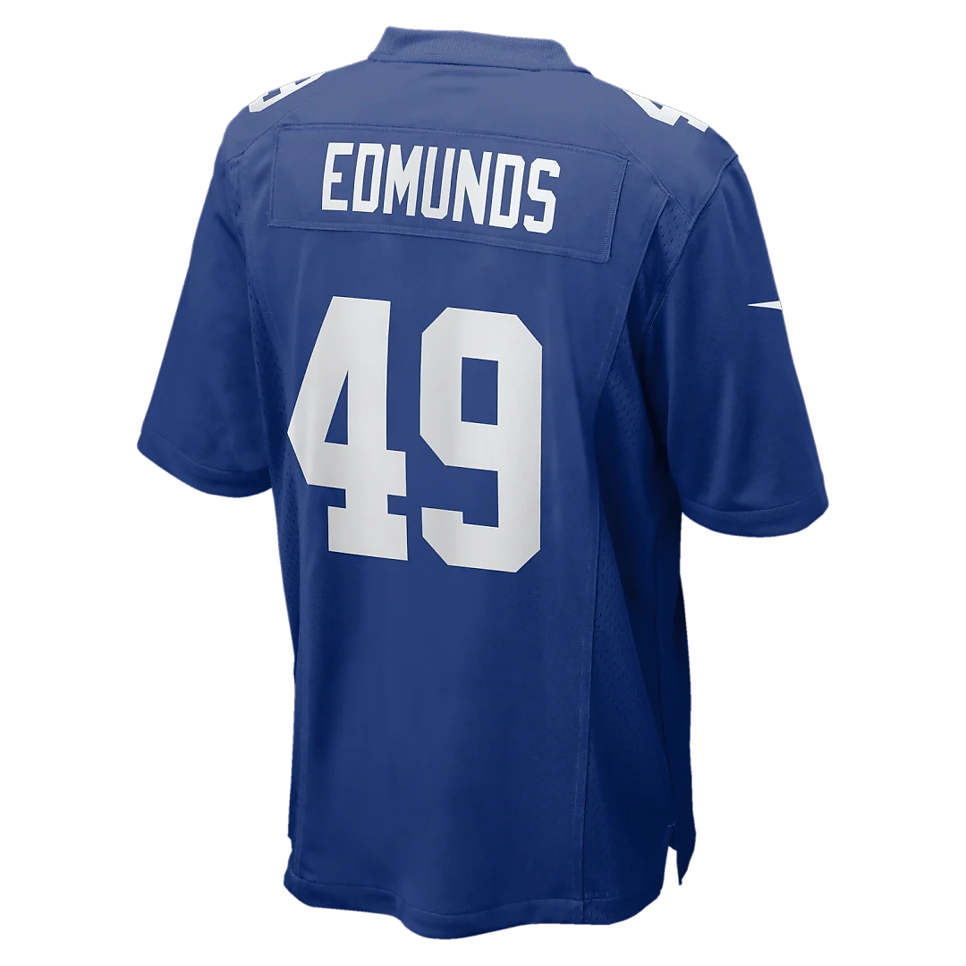 Zennovawear Tremaine Edmunds New York Giants Team Game Jersey - Royal