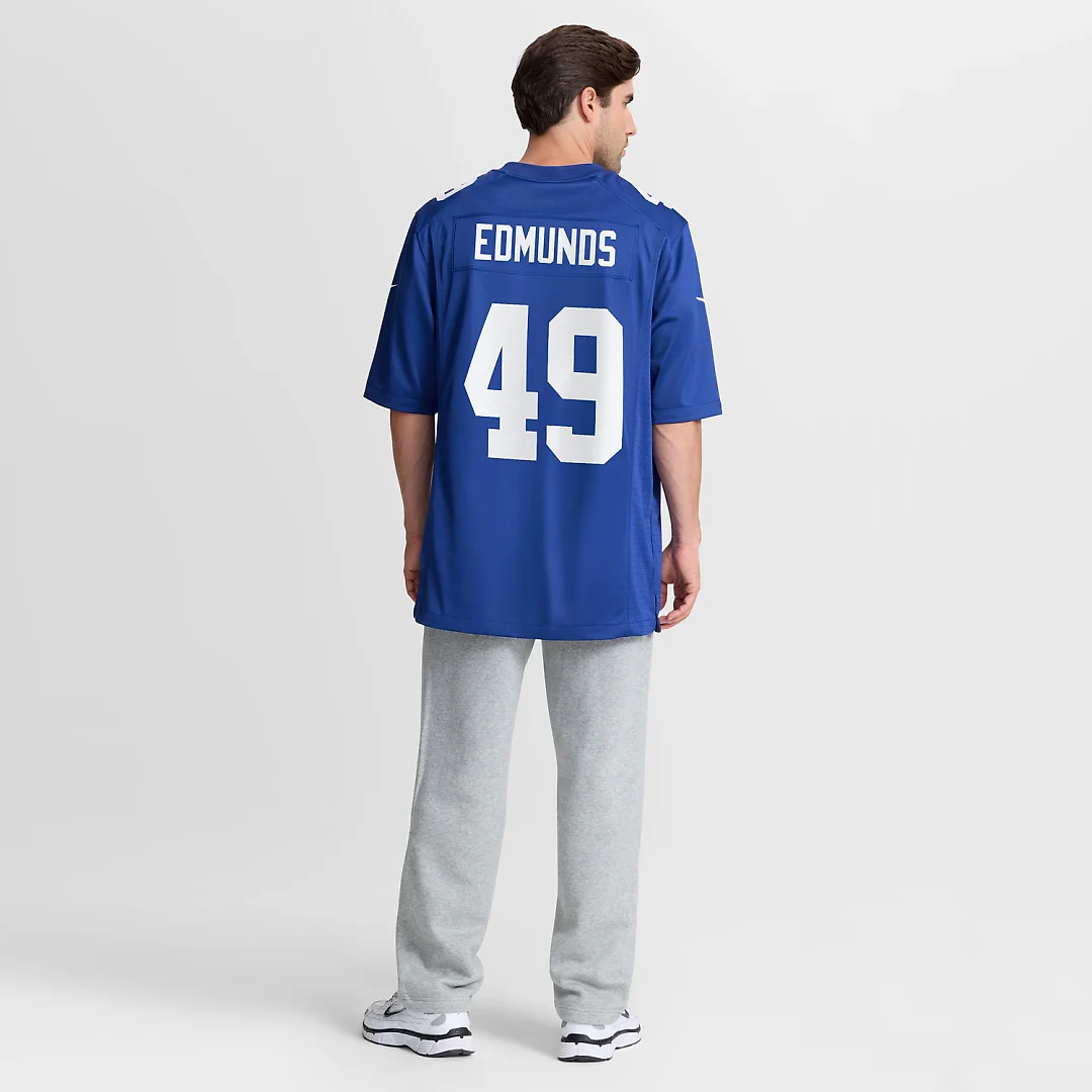 Zennovawear Tremaine Edmunds New York Giants Team Game Jersey - Royal