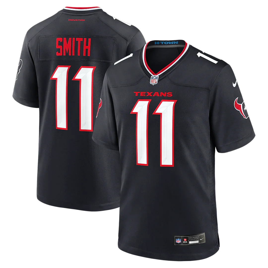Zennovawear Tremon Smith Houston Texans Team Game Jersey - Navy