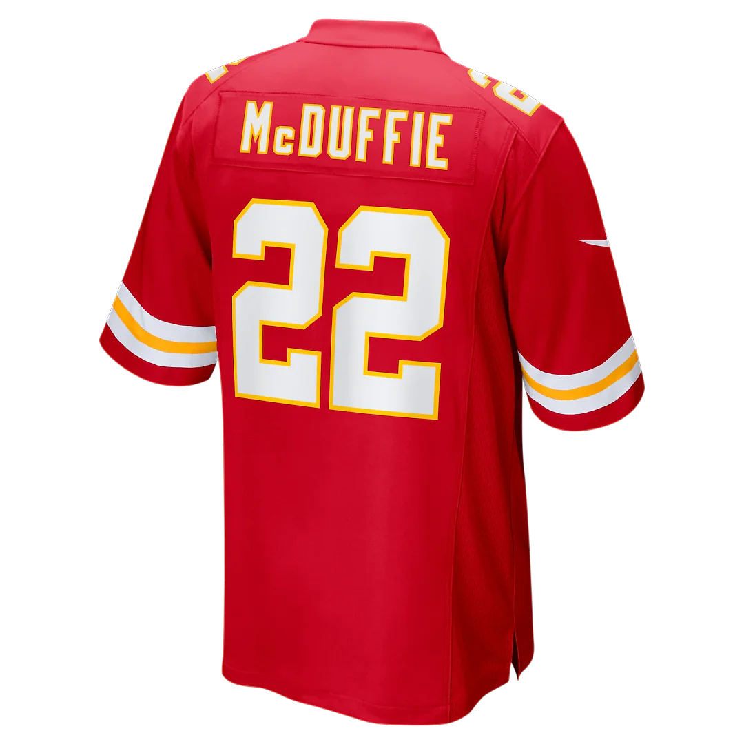 Zennovawear Trent McDuffie Kansas City Chiefs Game Jersey - Red