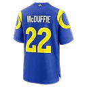 Zennovawear Trent McDuffie Los Angeles Rams Team Game Player Jersey - Royal