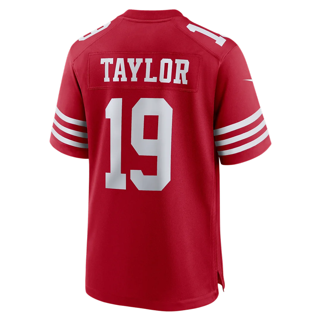 Zennovawear Trent Taylor San Francisco 49ers Team Game Jersey - Scarlet