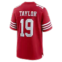 Zennovawear Trent Taylor San Francisco 49ers Team Game Jersey - Scarlet