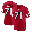 Zennovawear Trent Williams San Francisco 49ers Alternate Game Jersey - Scarlet