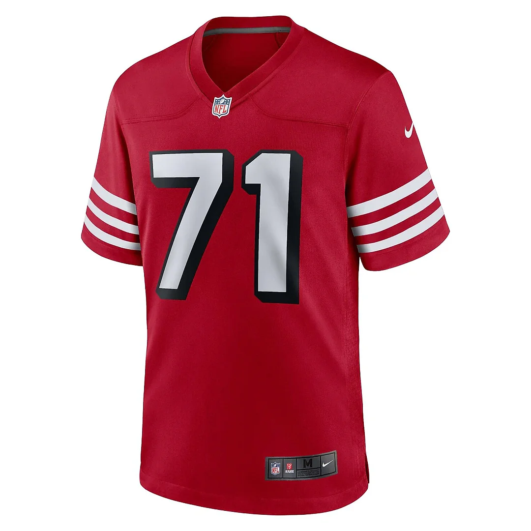 Zennovawear Trent Williams San Francisco 49ers Alternate Game Jersey - Scarlet