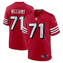 Zennovawear Trent Williams San Francisco 49ers Alternate Game Jersey - Scarlet
