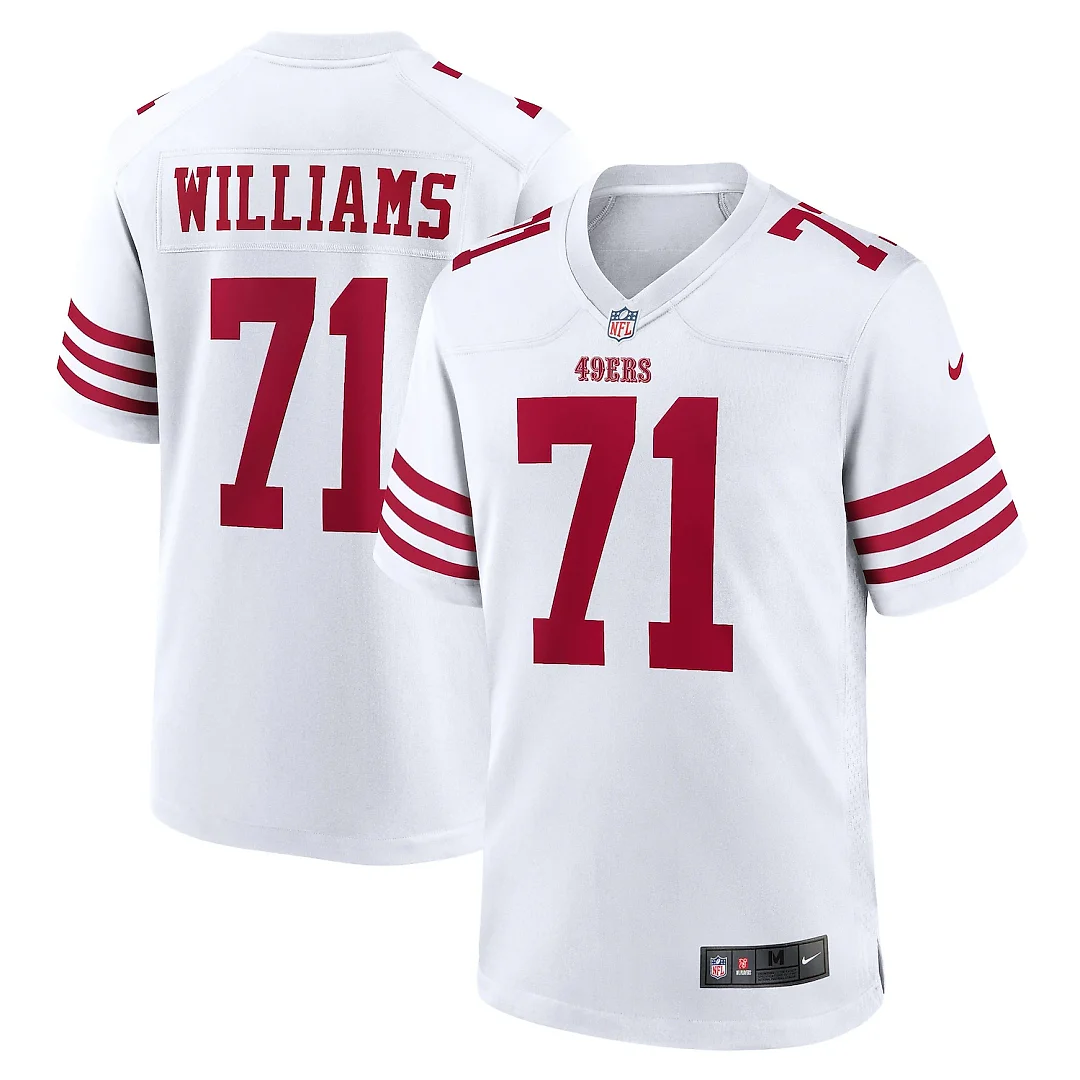 Zennovawear Trent Williams San Francisco 49ers Player Game Jersey - White