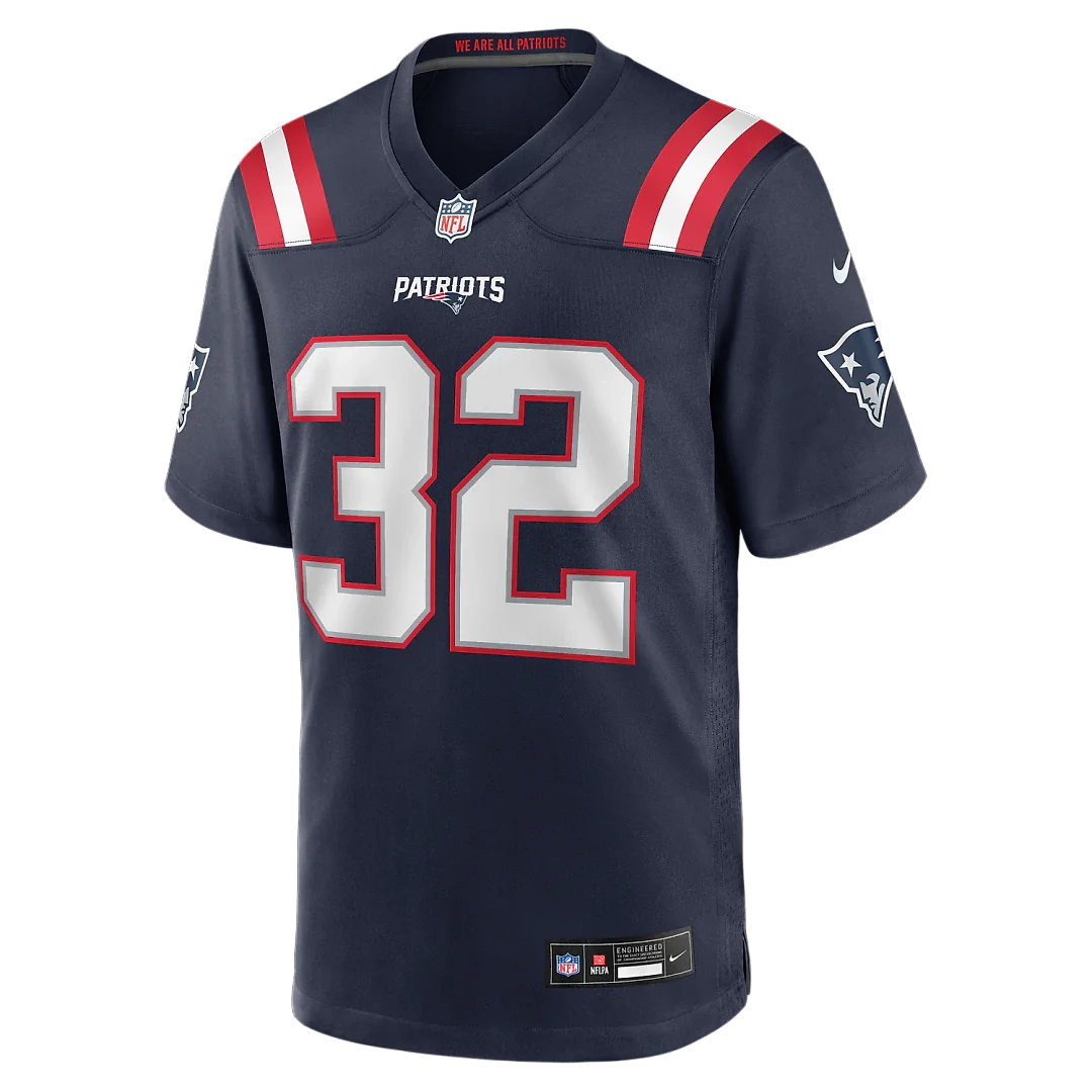 Zennovawear TreVeyon Henderson New England Patriots 2025 NFL Draft Game Jersey - Navy