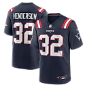 Zennovawear TreVeyon Henderson New England Patriots 2025 NFL Draft Game Jersey - Navy