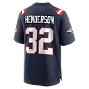 Zennovawear TreVeyon Henderson New England Patriots 2025 NFL Draft Game Jersey - Navy