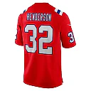Zennovawear TreVeyon Henderson New England Patriots Alternate Game Player Jersey - Red