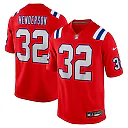 Zennovawear TreVeyon Henderson New England Patriots Alternate Game Player Jersey - Red