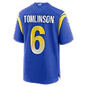 Zennovawear Tre'Vius Hodges-Tomlinson Los Angeles Rams Team Game Jersey - Royal