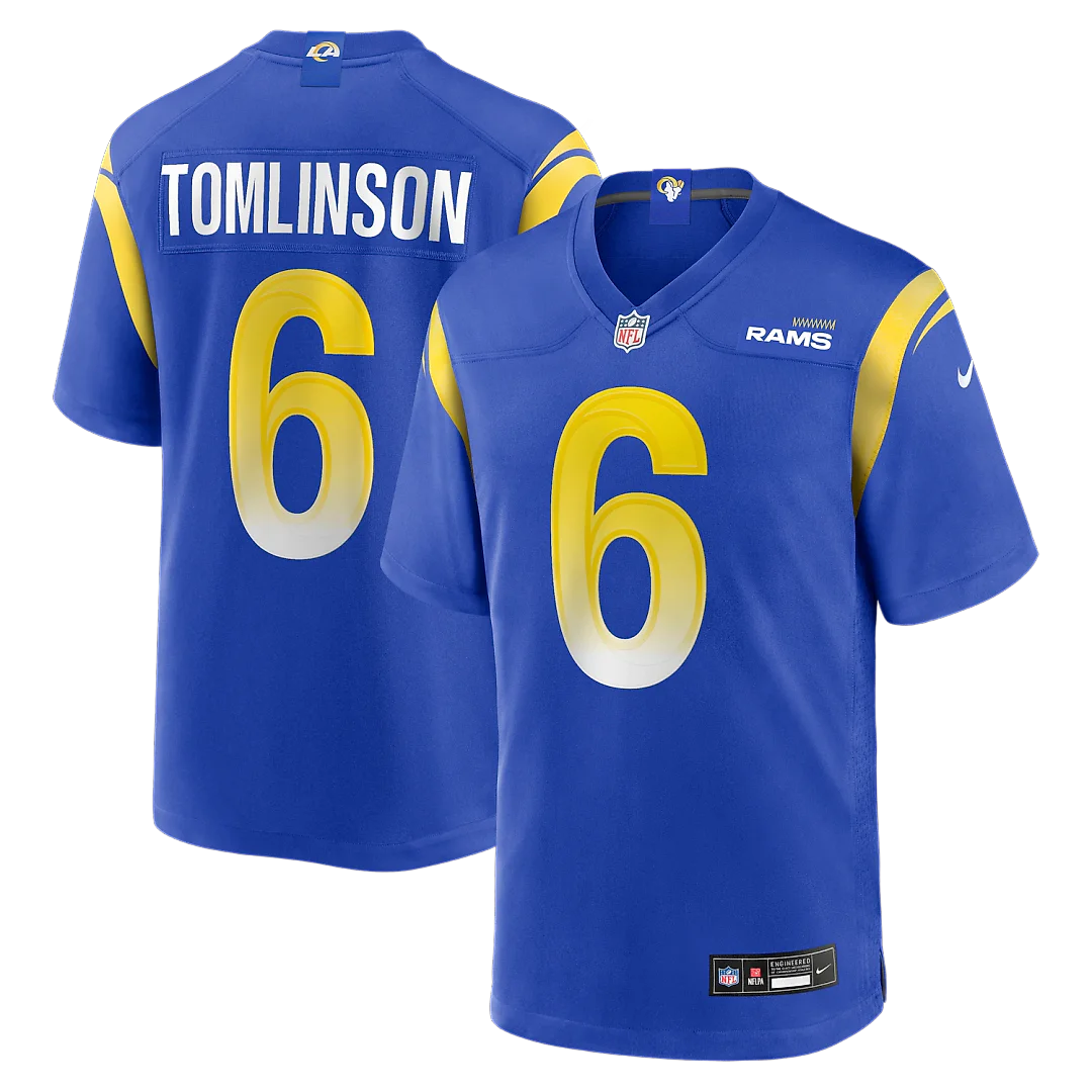 Zennovawear Tre'Vius Hodges-Tomlinson Los Angeles Rams Team Game Jersey - Royal