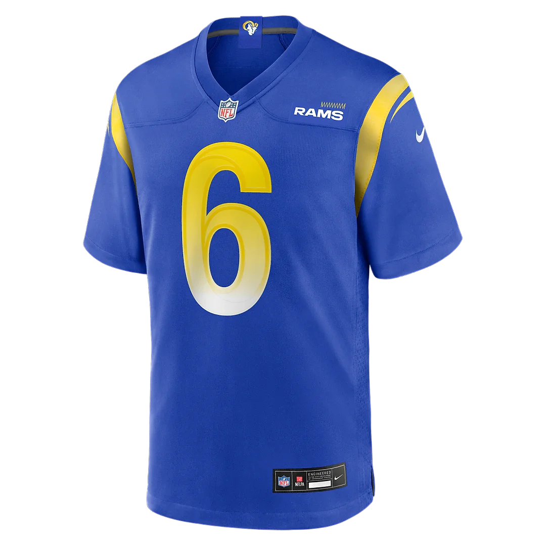 Zennovawear Tre'Vius Hodges-Tomlinson Los Angeles Rams Team Game Jersey - Royal