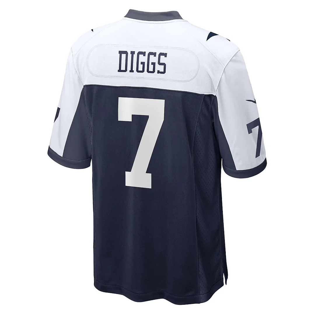 Zennovawear Trevon Diggs Dallas Cowboys Alternate Game Team Jersey - Navy