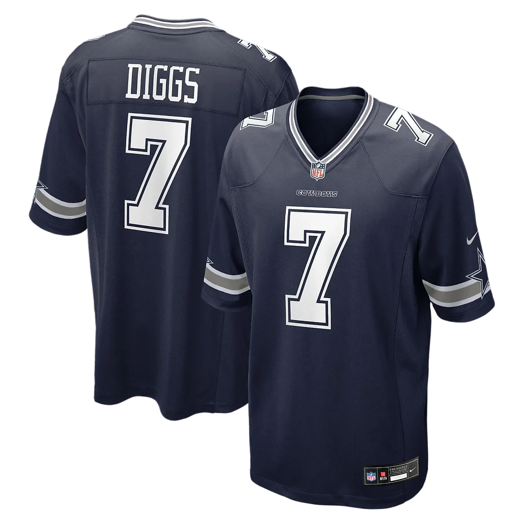 Zennovawear Trevon Diggs Dallas Cowboys Game Jersey - Navy