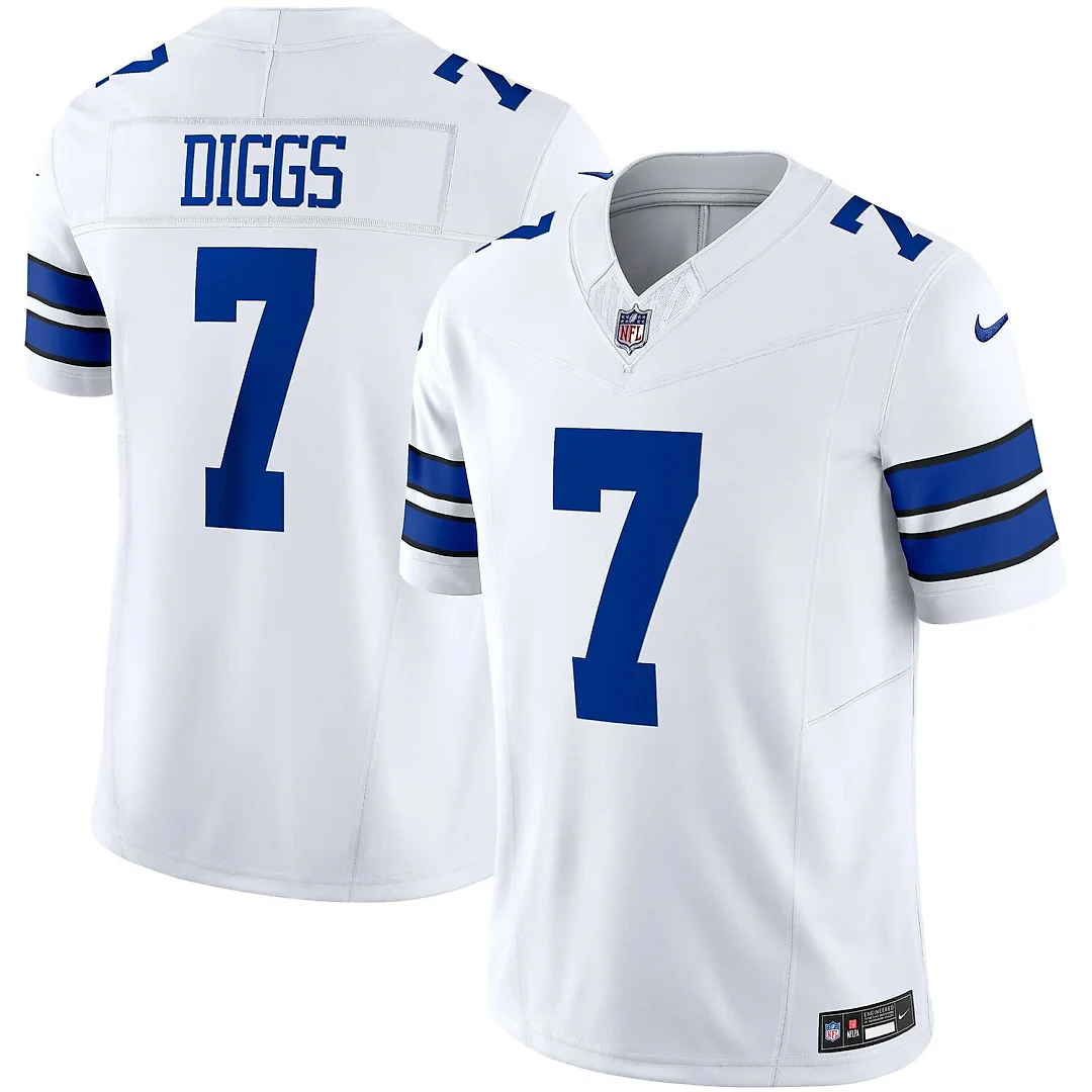 Zennovawear Trevon Diggs Dallas Cowboys Vapor FUSE. Limited Jersey - White