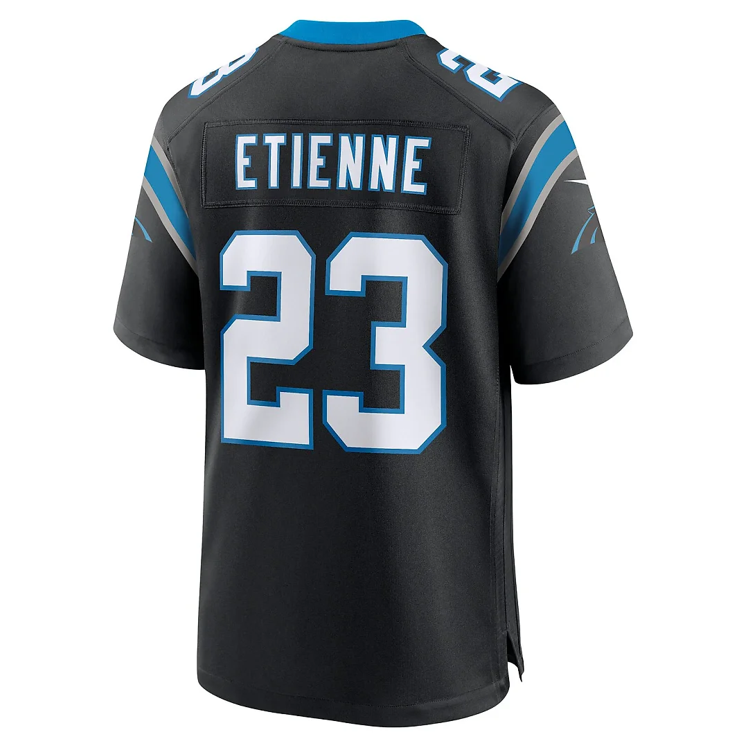 Zennovawear Trevor Etienne Carolina Panthers Team Game Jersey - Black