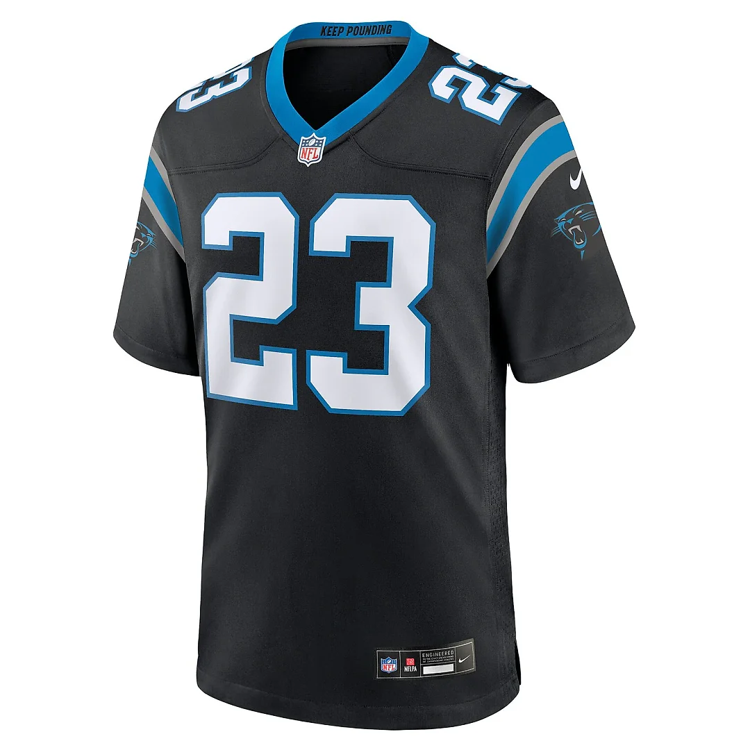 Zennovawear Trevor Etienne Carolina Panthers Team Game Jersey - Black