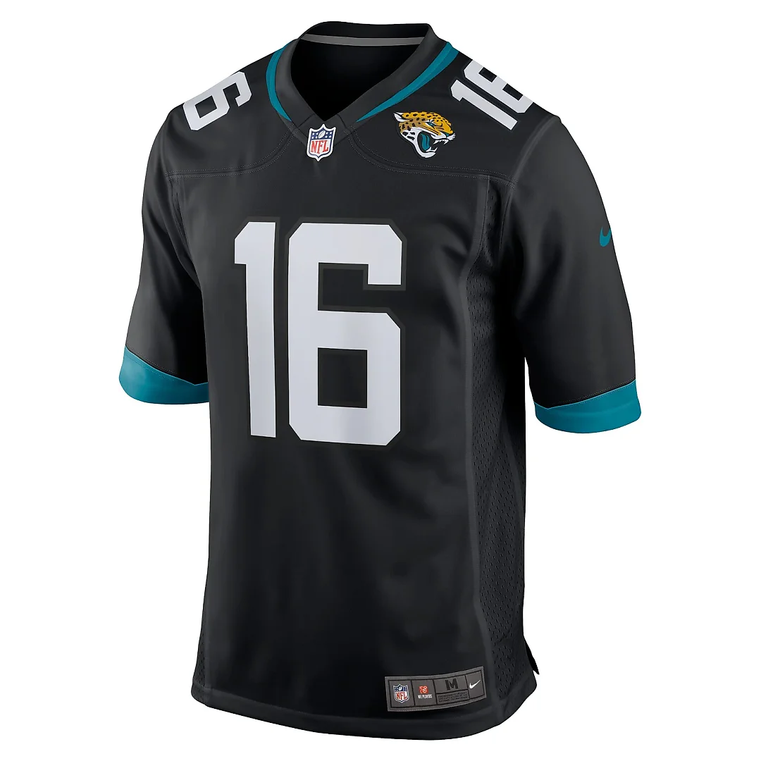 Zennovawear Trevor Lawrence Jacksonville Jaguars Alternate Game Jersey - Black