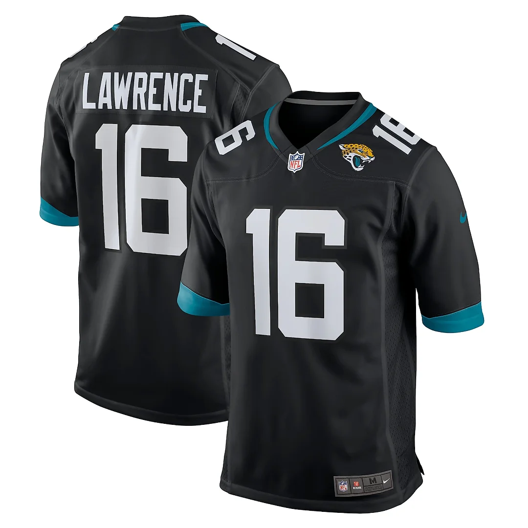 Zennovawear Trevor Lawrence Jacksonville Jaguars Alternate Game Jersey - Black