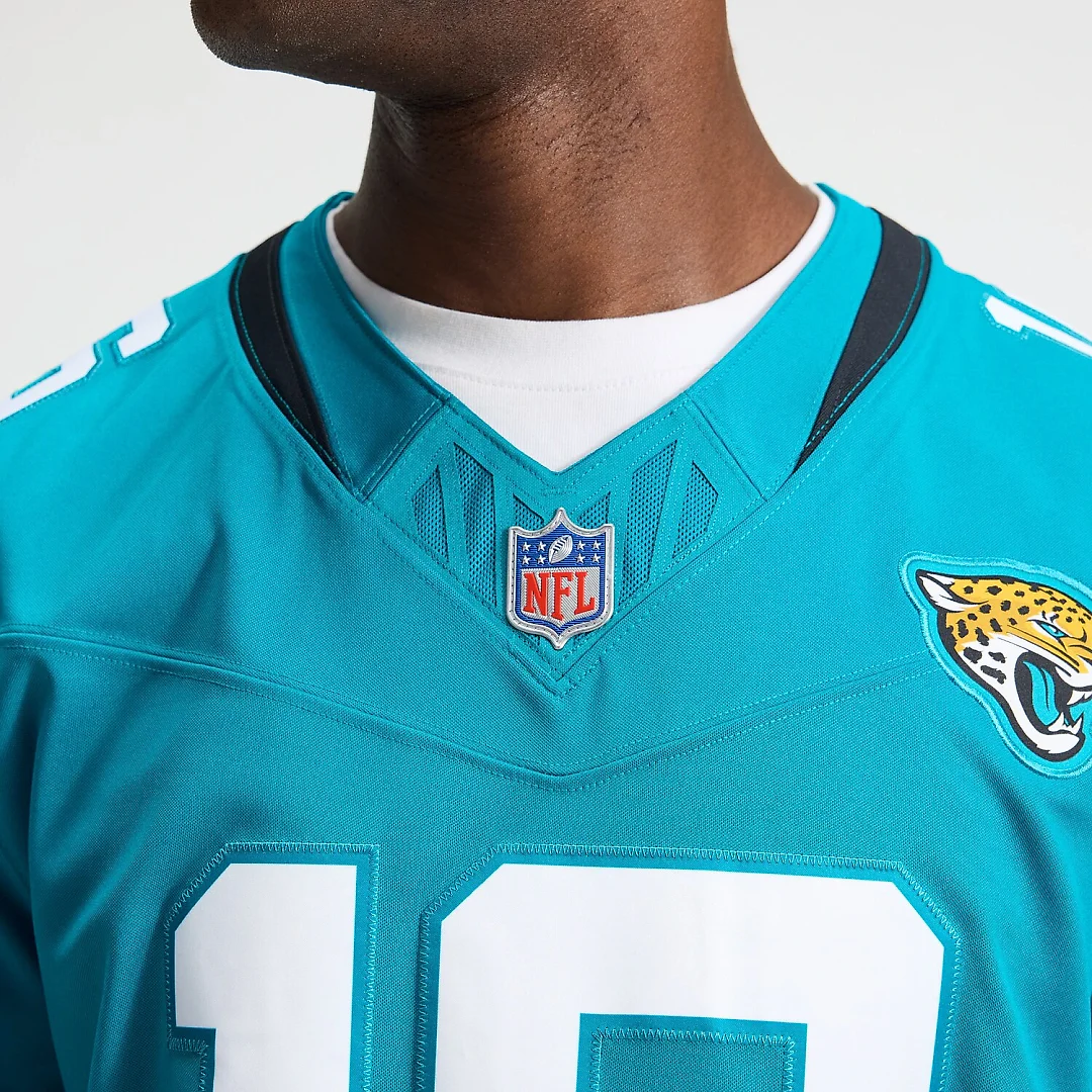 Zennovawear Trevor Lawrence Jacksonville Jaguars Team Vapor FUSE. Stitched Limited Jersey - Teal