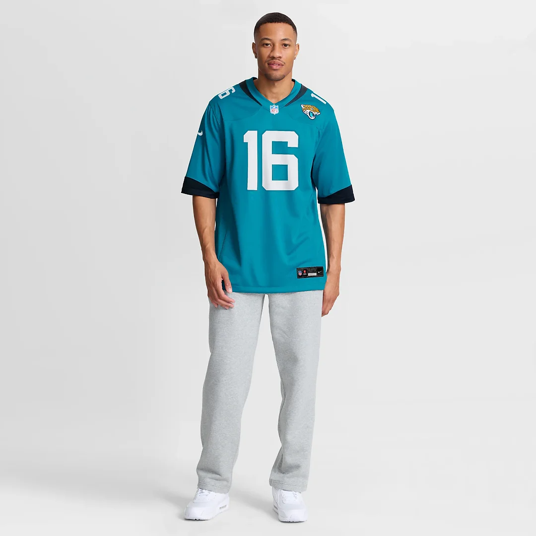 Zennovawear Trevor Lawrence Jacksonville Jaguars Home Game Jersey - Teal