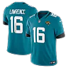 Zennovawear Trevor Lawrence Jacksonville Jaguars Team Vapor FUSE. Stitched Limited Jersey - Teal