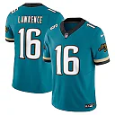 Zennovawear Trevor Lawrence Jacksonville Jaguars Prowler Throwback Vapor FUSE. Limited Jersey - Teal