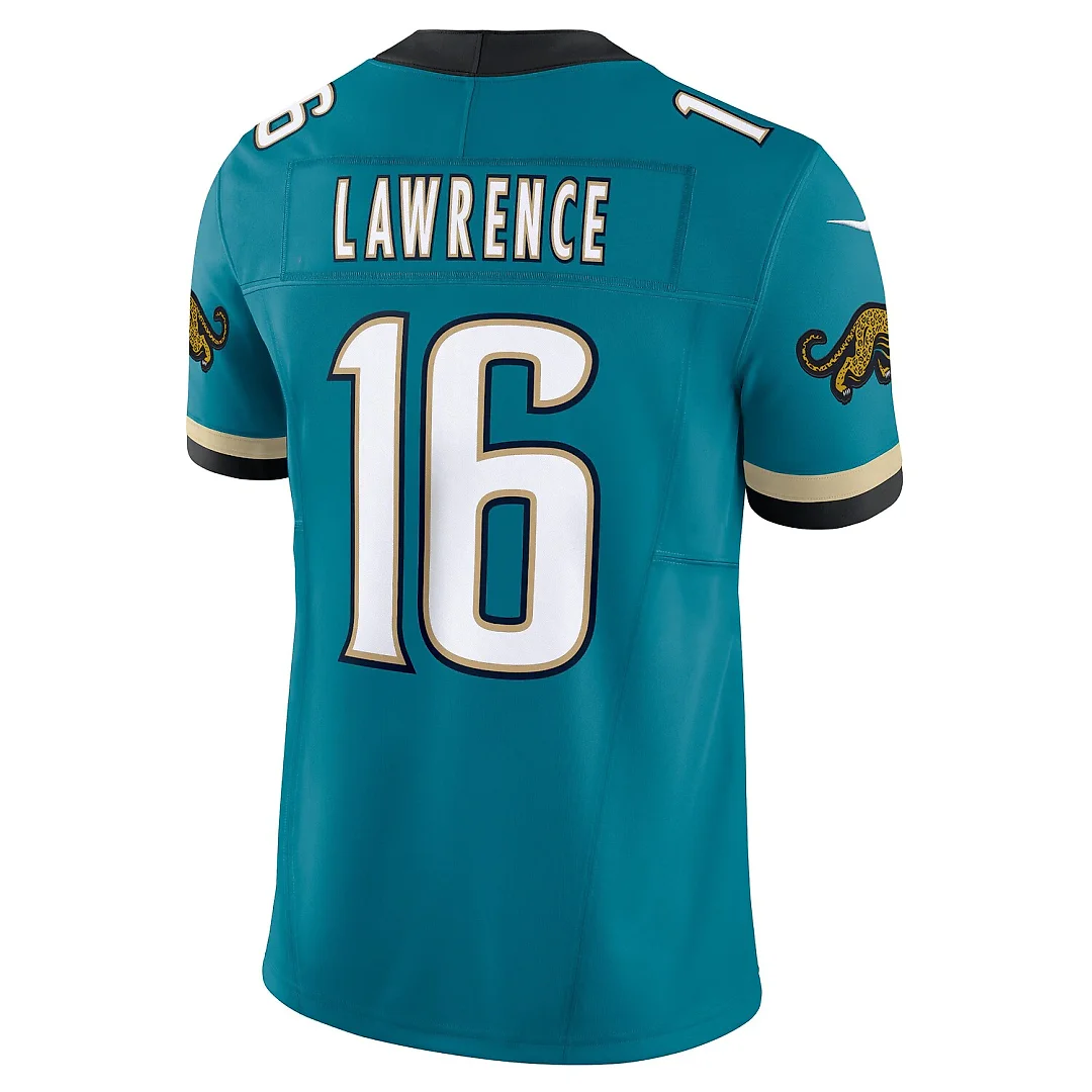 Zennovawear Trevor Lawrence Jacksonville Jaguars Prowler Throwback Vapor FUSE. Limited Jersey - Teal