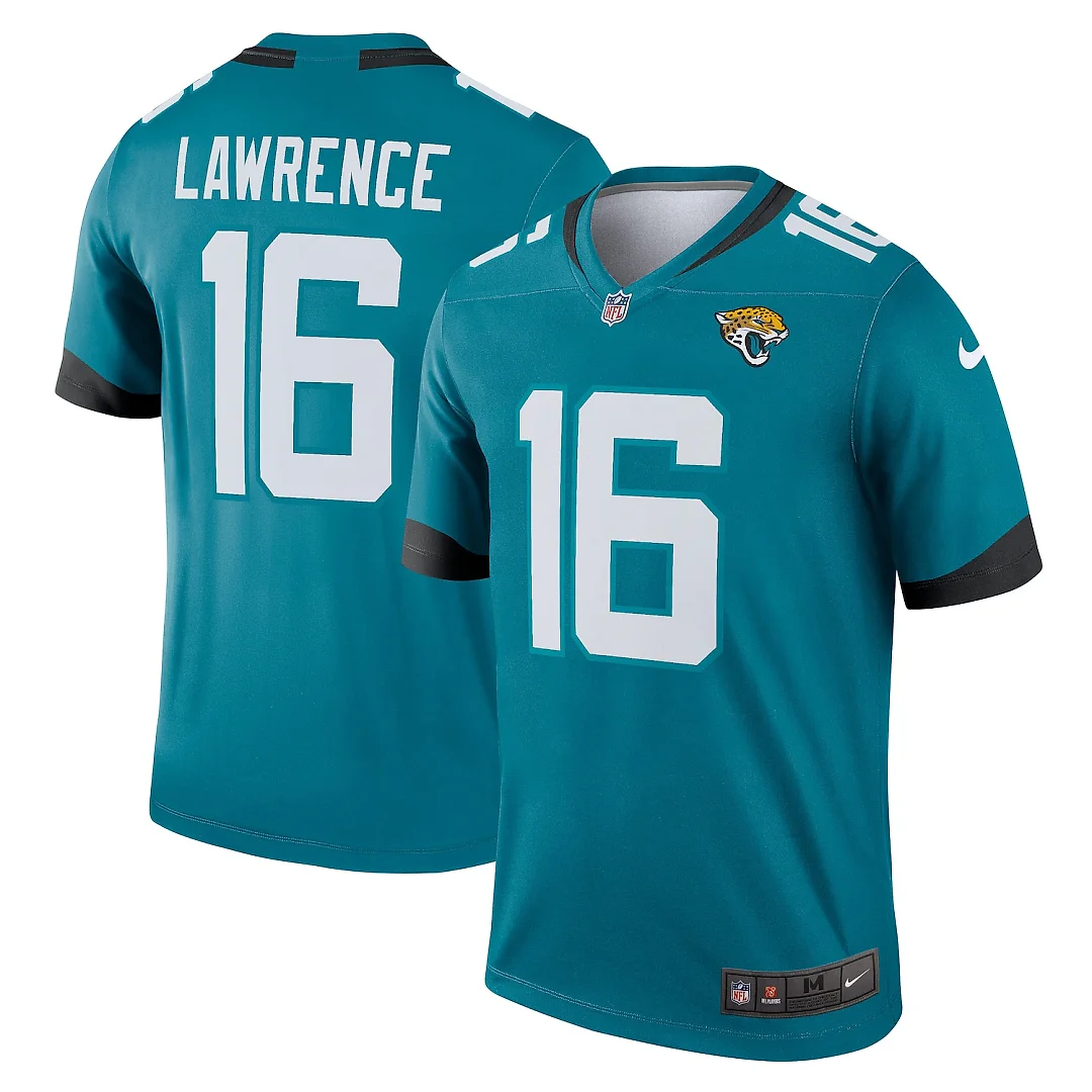 Zennovawear Trevor Lawrence Jacksonville Jaguars Legend Player Performance Top - Teal