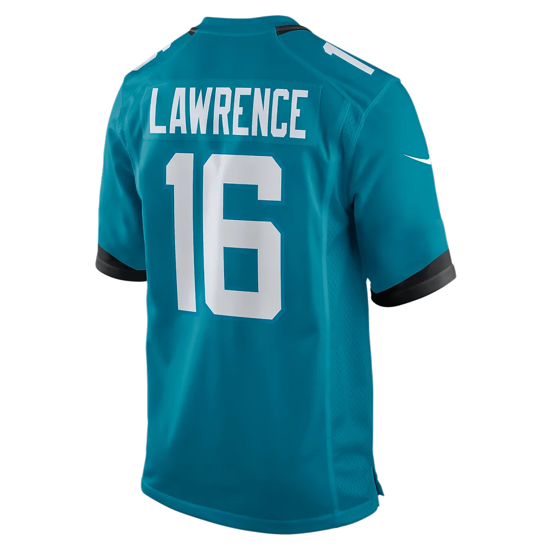 Zennovawear Trevor Lawrence Jacksonville Jaguars Home Game Jersey - Teal