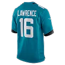 Zennovawear Trevor Lawrence Jacksonville Jaguars Home Game Jersey - Teal