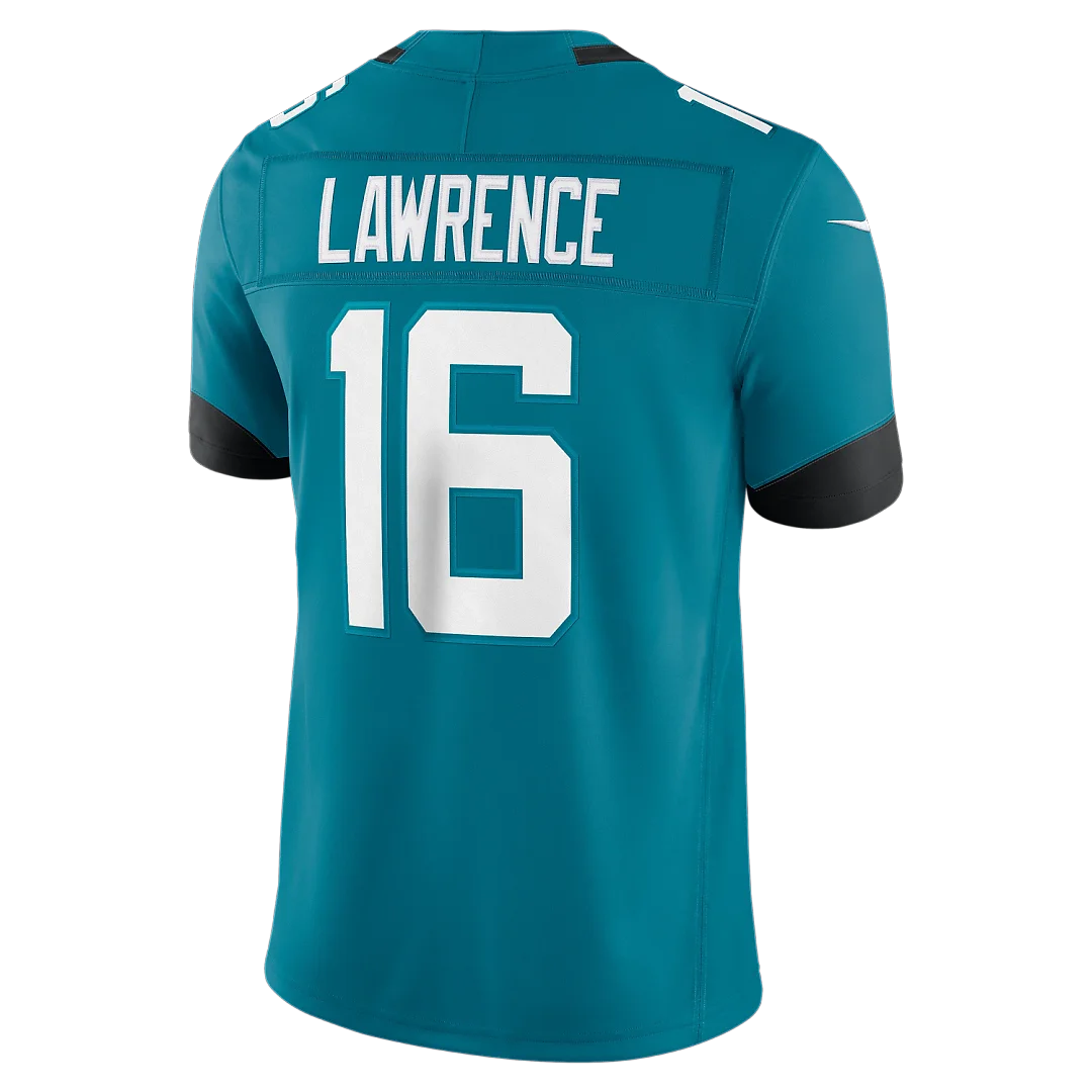 Zennovawear Trevor Lawrence Jacksonville Jaguars Team Vapor FUSE. Stitched Limited Jersey - Teal