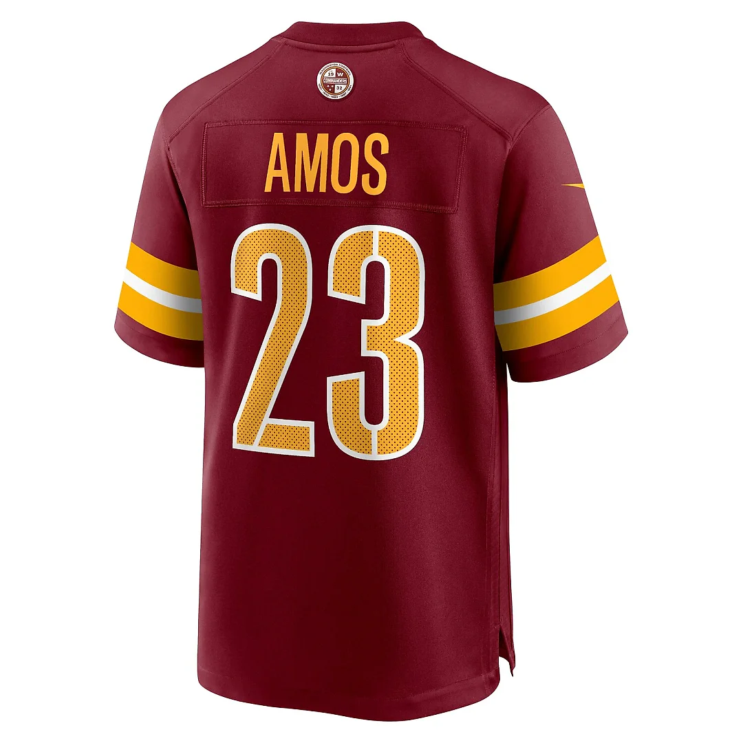 Zennovawear Trey Amos Washington Commanders Team Game Jersey - Burgundy
