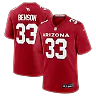 Zennovawear Trey Benson Arizona Cardinals Team Game Jersey - Cardinal