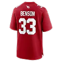 Zennovawear Trey Benson Arizona Cardinals Team Game Jersey - Cardinal