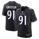 Zennovawear Trey Hendrickson Baltimore Ravens Alternate Game Jersey - Black