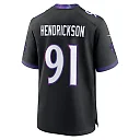 Zennovawear Trey Hendrickson Baltimore Ravens Alternate Game Jersey - Black