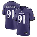 Zennovawear Trey Hendrickson Baltimore Ravens Team Game Jersey - Purple