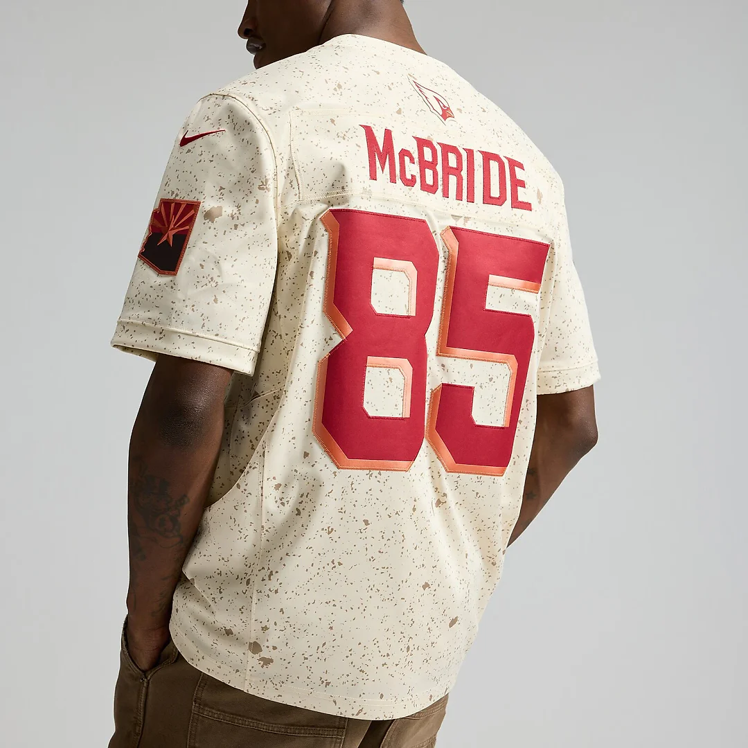 Zennovawear Trey McBride Arizona Cardinals 2025 Rivalries Collection Stitched Limited Jersey - Natural