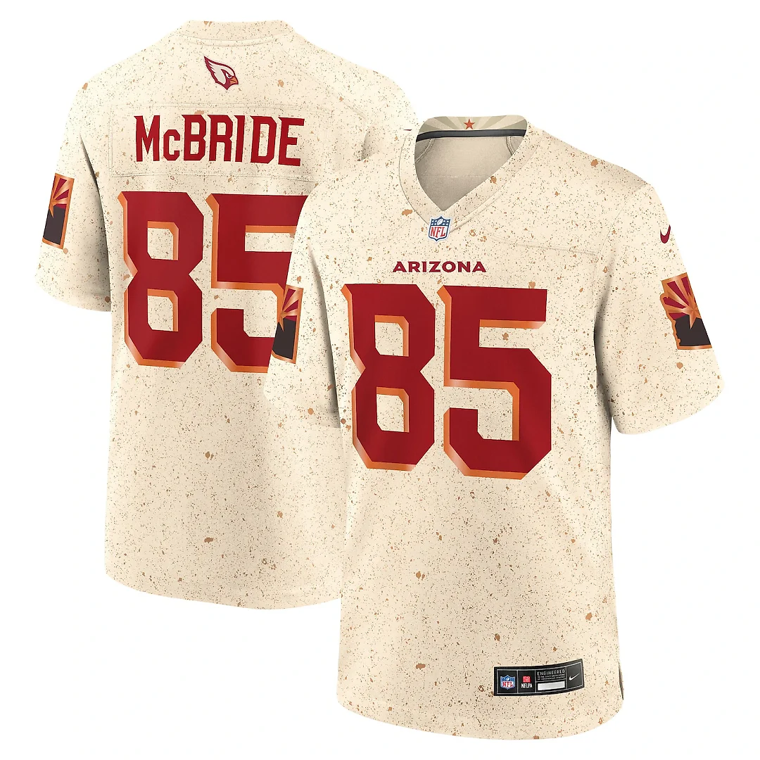 Zennovawear Trey McBride Arizona Cardinals 2025 Rivalries Collection Game Jersey - Natural