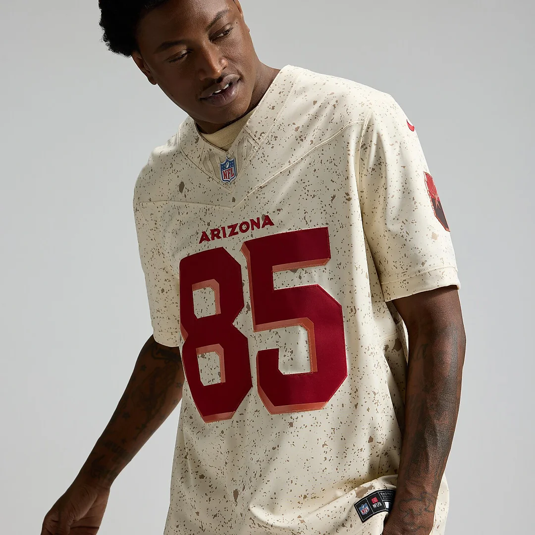 Zennovawear Trey McBride Arizona Cardinals 2025 Rivalries Collection Stitched Limited Jersey - Natural