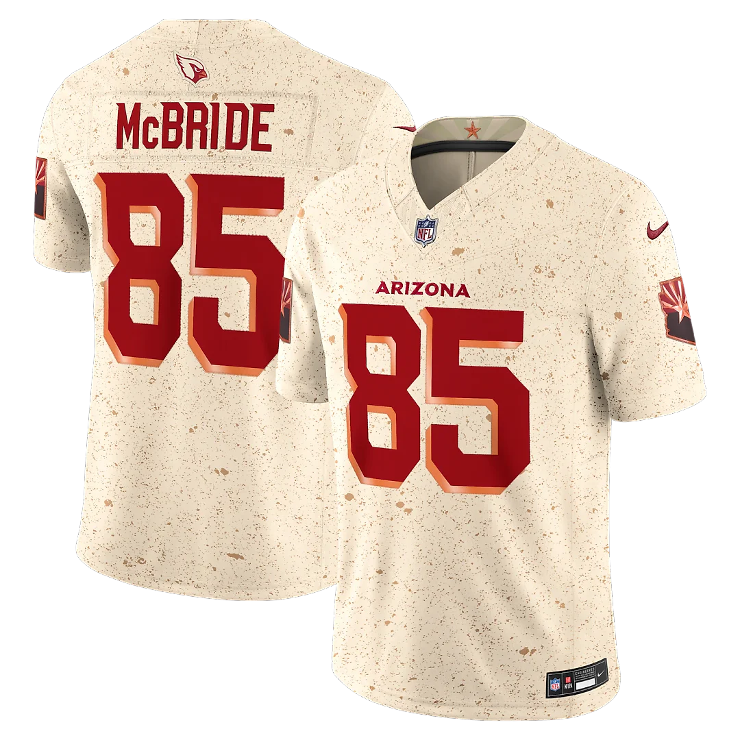 Zennovawear Trey McBride Arizona Cardinals 2025 Rivalries Collection Stitched Limited Jersey - Natural