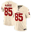 Zennovawear Trey McBride Arizona Cardinals 2025 Rivalries Collection Stitched Limited Jersey - Natural