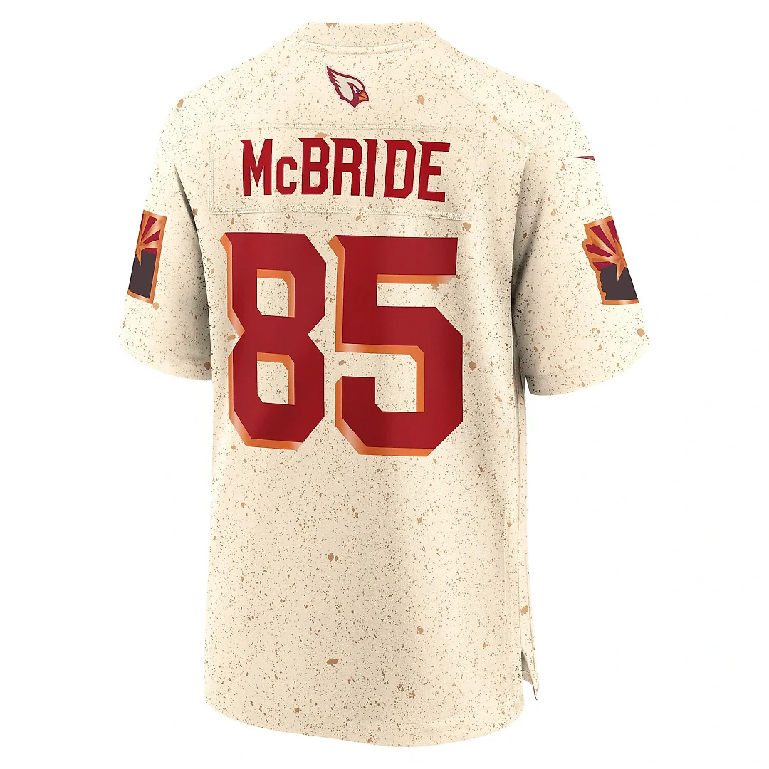 Zennovawear Trey McBride Arizona Cardinals 2025 Rivalries Collection Game Jersey - Natural