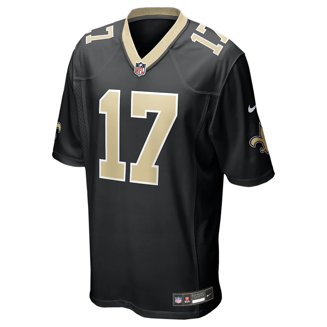 Zennovawear Trey Palmer New Orleans Saints Team Game Jersey - Black