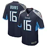 Zennovawear Treylon Burks Tennessee Titans Player Game Jersey - Navy